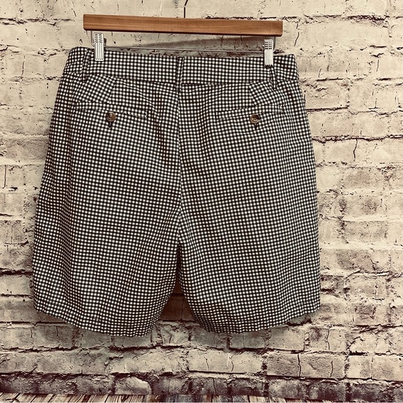 Kim Rogers Navy Gingham Check Bermuda Shorts - Picture 5 of 8